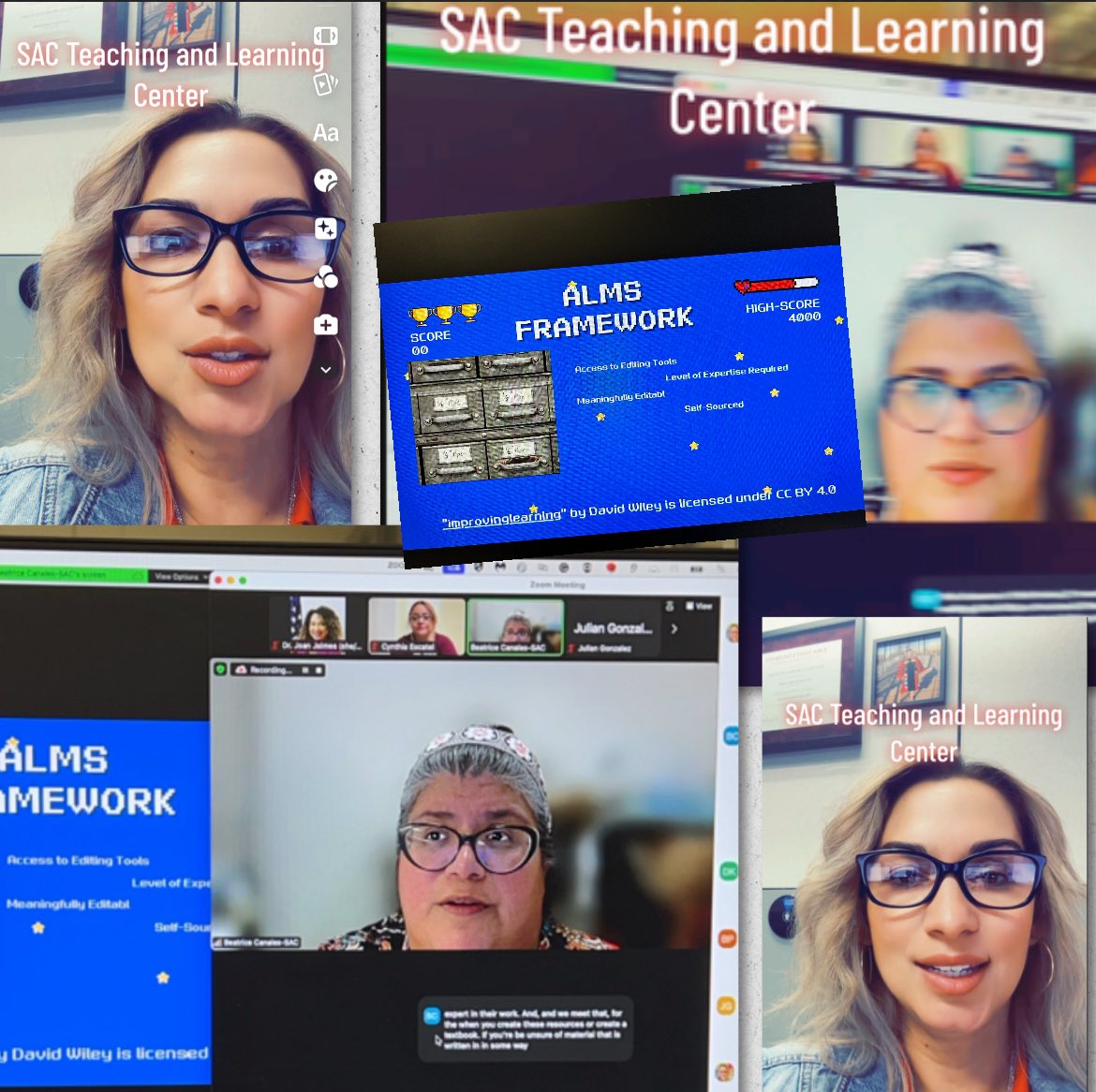 SACTeachLearn's tweet photo. Learning with Beatrice Canales on this last Teaching and Learning Friday for Faculty at San Antonio College!! https://t.co/ZTl3JwgSAW