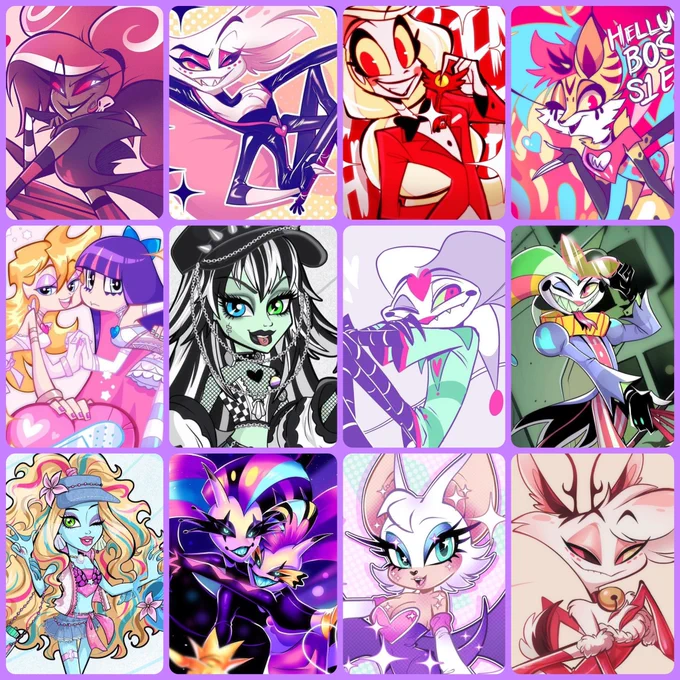 Ive been busy this year 😭 This isnt including any commissions, freelance, trades, or art from my alt 😅