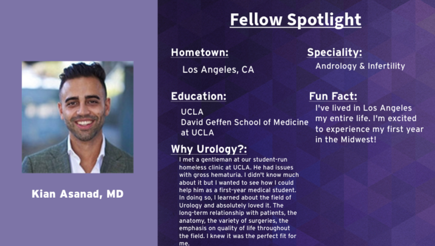 🌟FELLOW SPOTLIGHT🌟 Our next feature with our fellow spotlight is @Asanad_MD, our new @NM_Andrology fellow. We are thrilled to have him on board all the way from Los Angeles, CA!