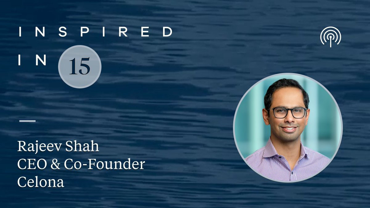 This week on Inspired in 15, @_clairepan speaks with @rajeevshah0514 of @celonaio all about the future of 5G. Tune into the full episode here: bit.ly/3GINIXt