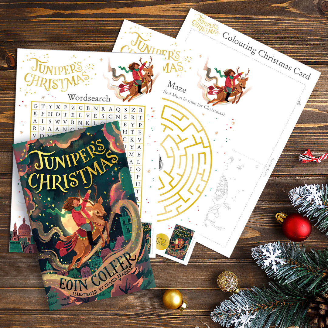 🎄✨🎅Keep the kids busy with this pack of fun and festive activity sheets for @eoincolfer's heart-warming adventure, #JunipersChristmas - out now! Includes word search, maze and colour-in Christmas card 👌 bit.ly/3tiAHkm