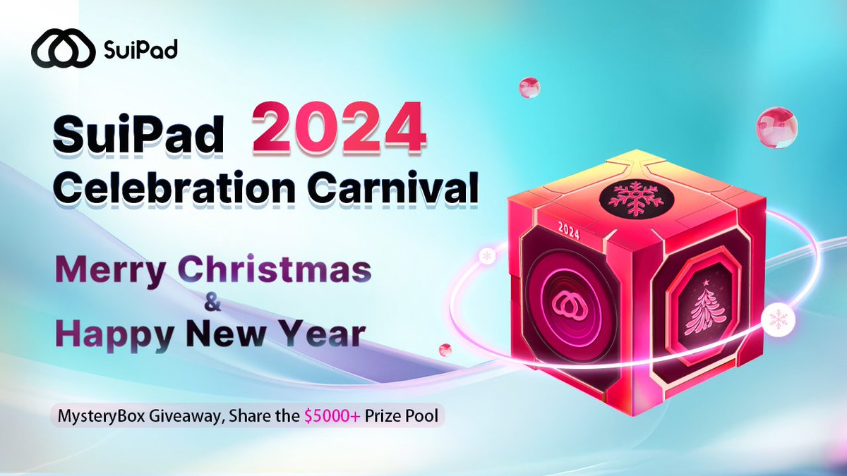SuiPad ๐ - Launchpad on Sui (@suipadxyz) on Twitter photo GM! #SuiPad Army. The SuiPad 2024 Celebration Carnival Mystery Box Campaign is just around the corner! ๐
๐ค Join us in collab with <a href="/DeBox_Social/">DeBox</a>, @3hub_io, <a href="/horizondex_io/">HorizonDEX</a>, @FileMarket_xyz, <a href="/AetherGamesInc/">Aether Games</a>, <a href="/WispSwap/">Wisp Swap</a>, <a href="/atem_network/">Atem Network</a>, <a href="/_MetaEarth_/">Meta Earth</a>, <a href="/ZNSConnect/">ZNS CONNECT</a>, <a href="/BetFiFi/">BetFiFi</a> and More. GM! #SuiPad Army. The SuiPad 2024 Celebration Carnival Mystery Box Campaign is just around the corner! ๐
๐ค Join us in collab with <a href="/DeBox_Social/">DeBox</a>, @3hub_io, <a href="/horizondex_io/">HorizonDEX</a>, @FileMarket_xyz, <a href="/AetherGamesInc/">Aether Games</a>, <a href="/WispSwap/">Wisp Swap</a>, <a href="/atem_network/">Atem Network</a>, <a href="/_MetaEarth_/">Meta Earth</a>, <a href="/ZNSConnect/">ZNS CONNECT</a>, <a href="/BetFiFi/">BetFiFi</a> and More.