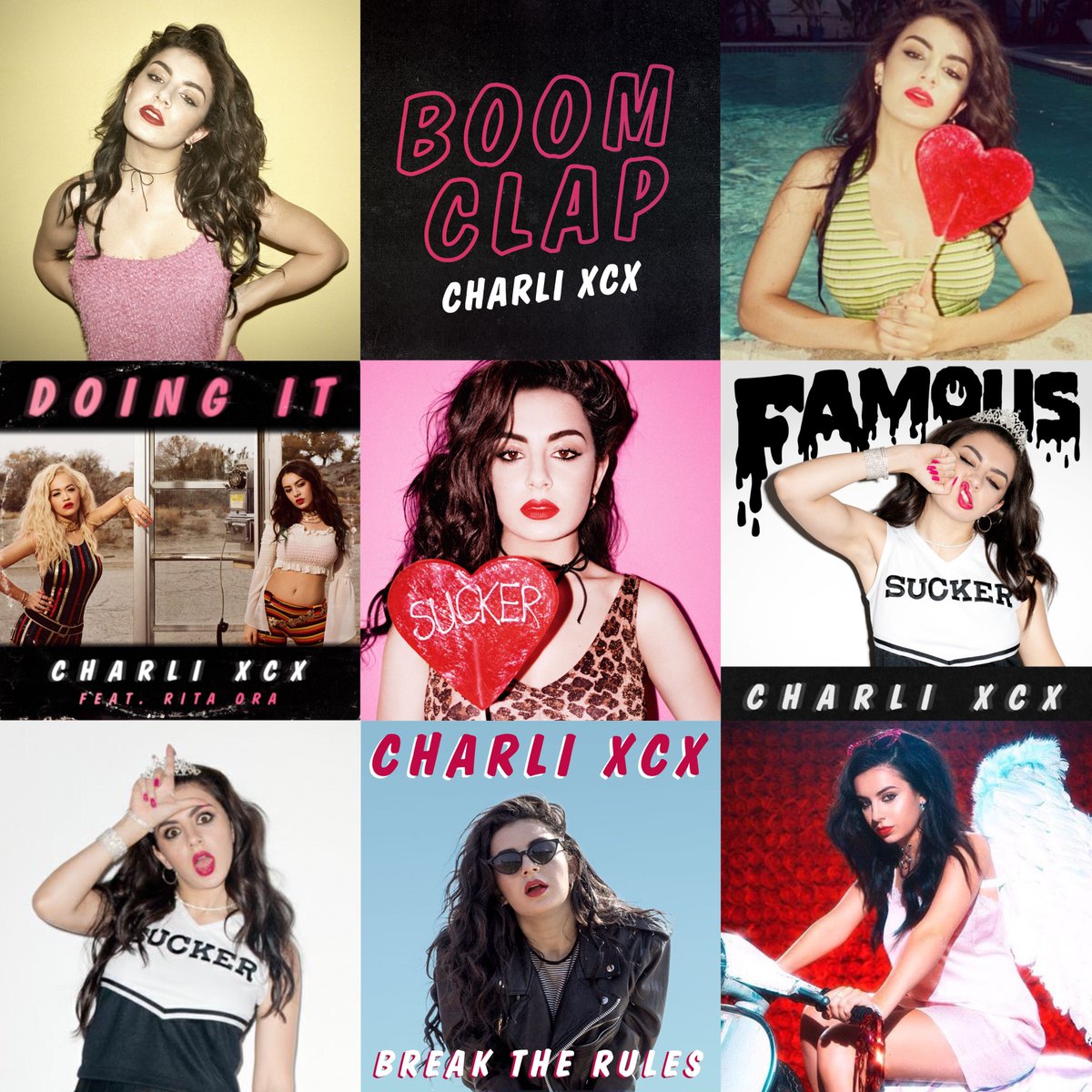 9 years ago today, Charli XCX released her second studio album 'SUCKER.', image size:1200x1200