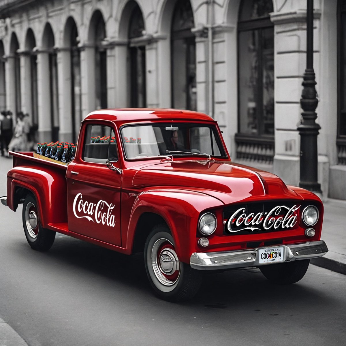 Thought I'd better see what all the fuss is about ai, so I took a Coca Cola Advert and recreated it with Meta Imagine ai. As I suspected the free ai engines don't use branding so I have added logos etc. took 30 minutes.

#ai #aiart #aiartist #aiartcommunity #aiartwork #cocacola