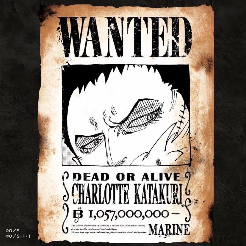 Charlotte Katakuri Wanted Poster