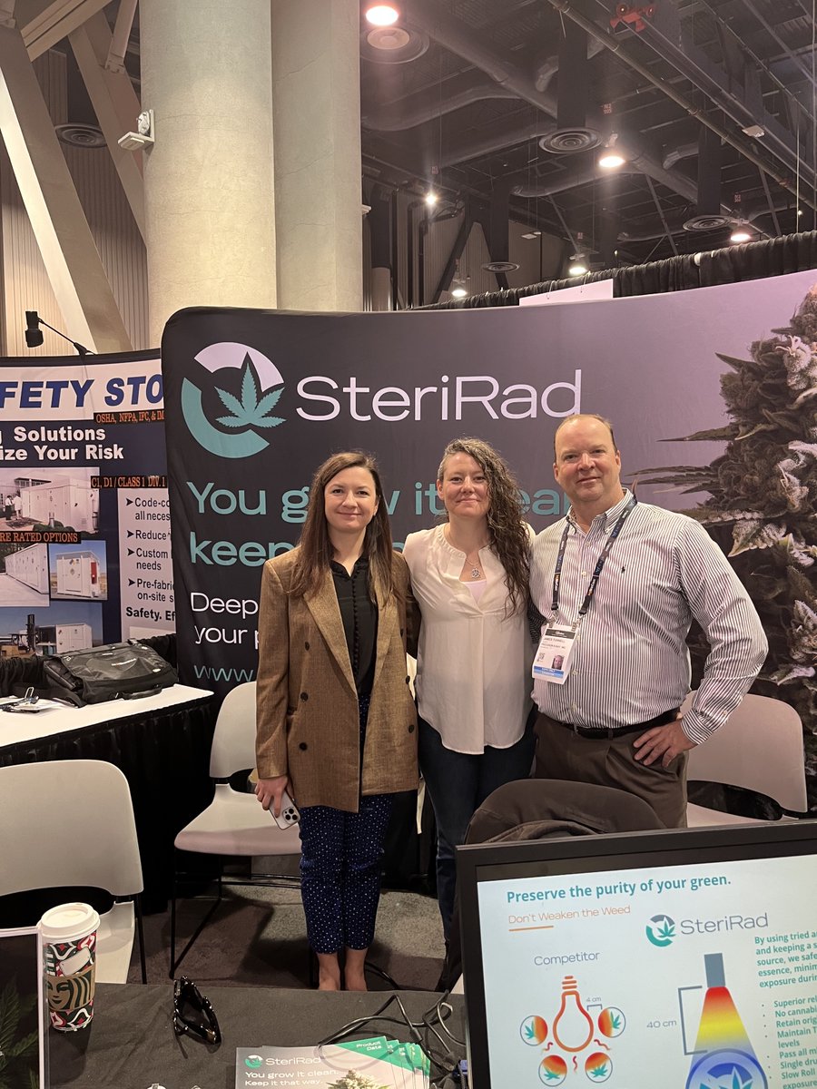 We've taken off from MJBizCon 🚀

Our SteriRad team had an incredible time showcasing our antimicrobial treatment system. We're elevating the game at the intersection of technology and cannabis. 

Learn more: precisionxray.com/system/sterira…
#MJBizCon