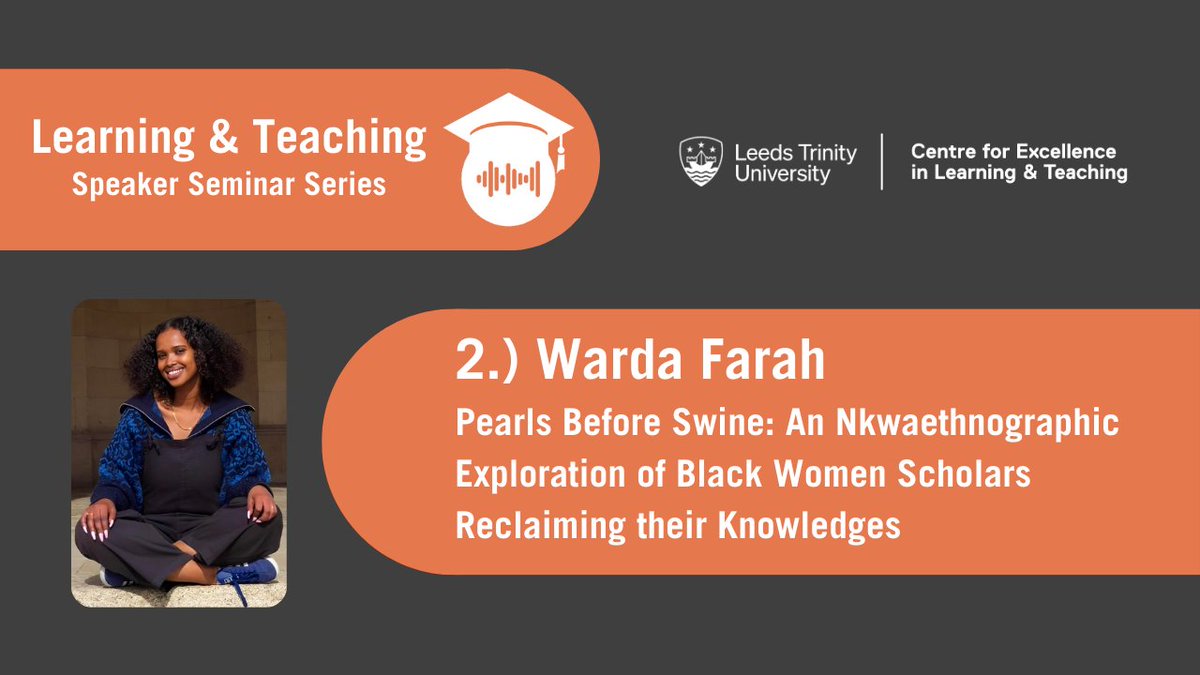 What a fantastic way to bring 2023 to a close with two excellent speakers kicking off our Learning and Teaching Seminar Series. Thanks again to @JanMcArthur and @WFarahslt for bringing your pedagogical insights and wisdom to colleagues at @LeedsTrinity 👏 More to come in 2024 🔜