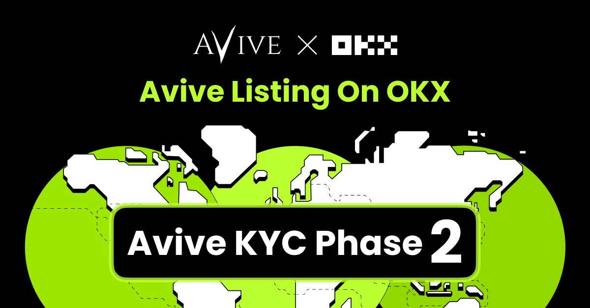 🔥 #Avive's OKX listing is on the horizon, and I'm in the KYC Phase Two queue. 
Exciting times ahead! 🌟 
#AviveWorld #AviveCitizens #AviveKYC #AviveTestnet