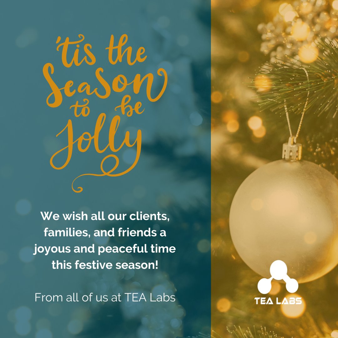 tealabsnam's tweet photo. We wish all our clients, families, and friends a joyous and peaceful time this festive season!

From all of us at @tealabsnam

#Christmas #FestiveSeason https://t.co/bspE2pjBMQ