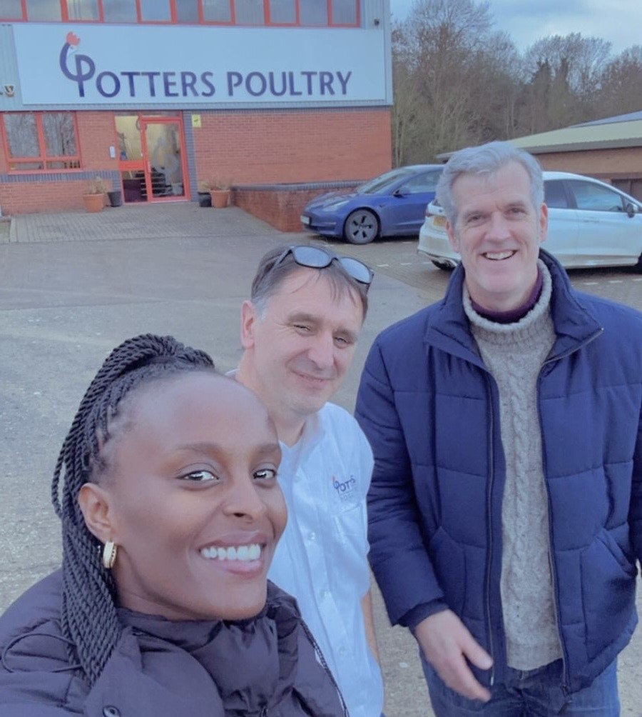 Potters Poultry International was pleased to host a visit this week from one of the guests whom we met at #SPACE2022 in France  in order to exchange ideas on egg farming and appropriate technology in her market.  She runs her own commercial egg business in East Africa.