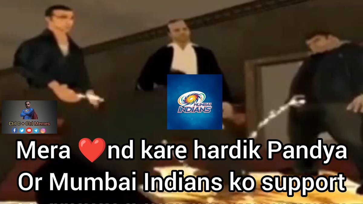 Ctrlmemes_'s tweet photo. Weather Rohit Sharma plays for Mumbai Indians or not I will I pray for the downfall of Mumbai Indians #MumbaiIndians https://t.co/hWcuAqOkKl
