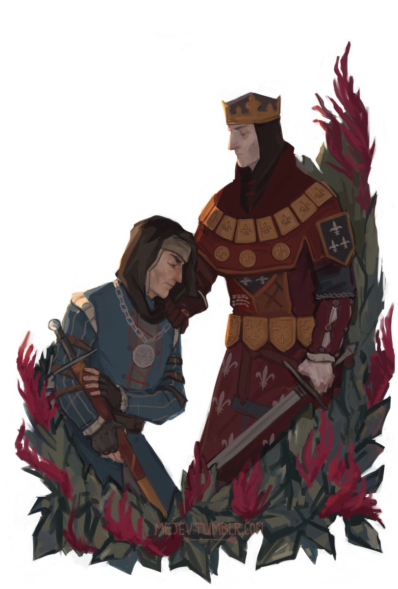 Vernon Roche 🤝 King Foltest

Fanart by tumblr.com/mejev