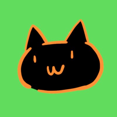 「くみちょ黒猫お迎え記念#新しいプロフィール画像 」|dondonのイラスト