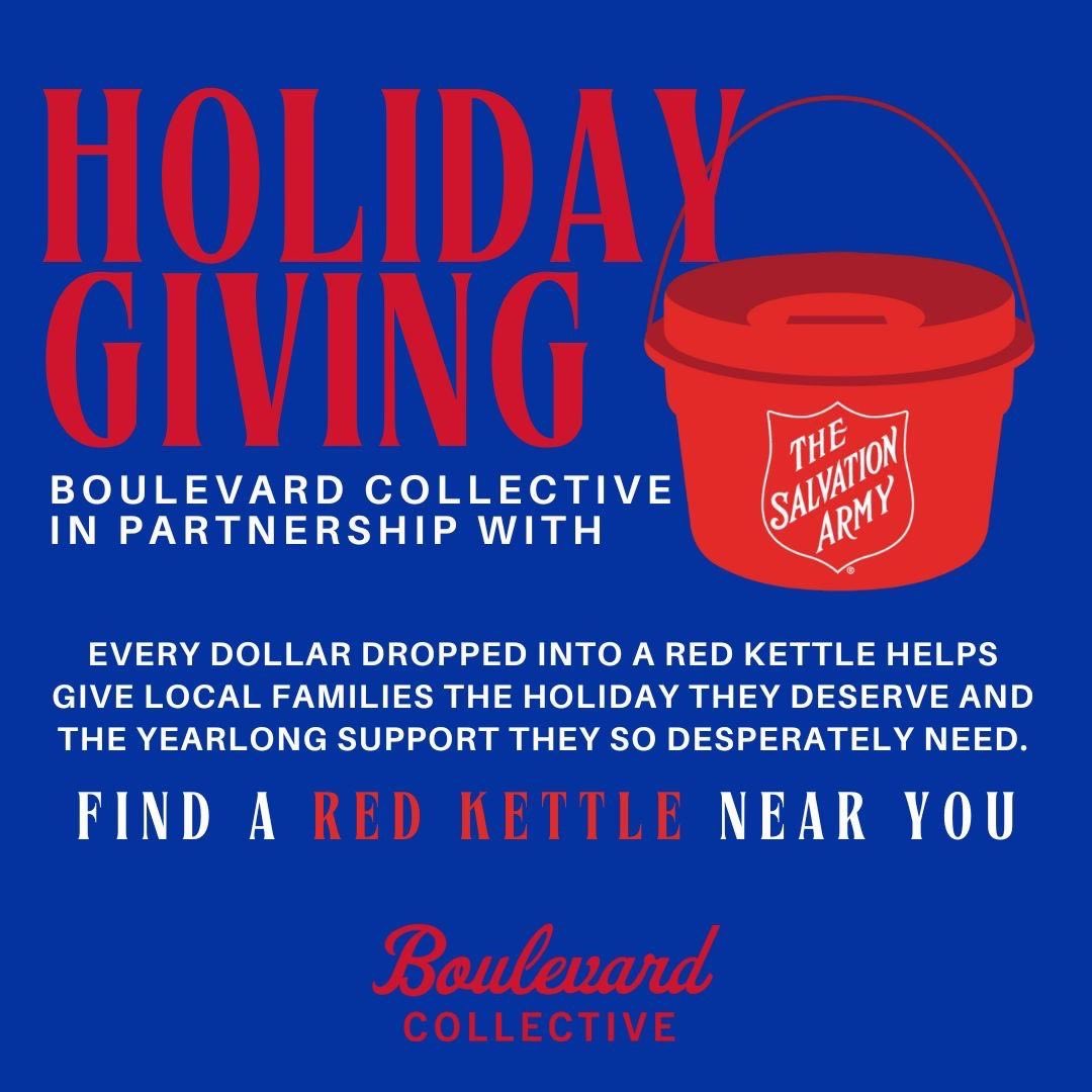 Please visit the Salvation Army Red Kettle to help families this holiday season and beyond. @salvarmyntx