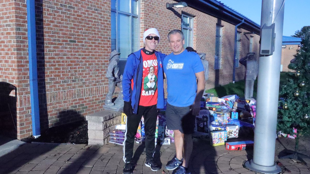 Somerdale Mayor Elect George Badey stopped by and donated to this years toy drive!! … and so should you!!!!!!