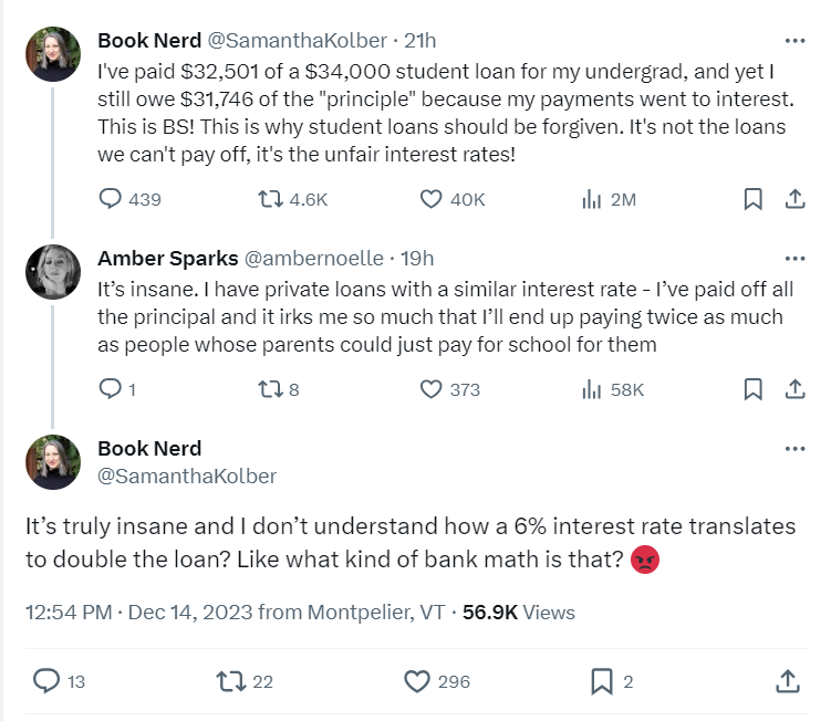 We should force every liberal arts student to take a finance course their Freshman year just so they don't tweet like this after graduation