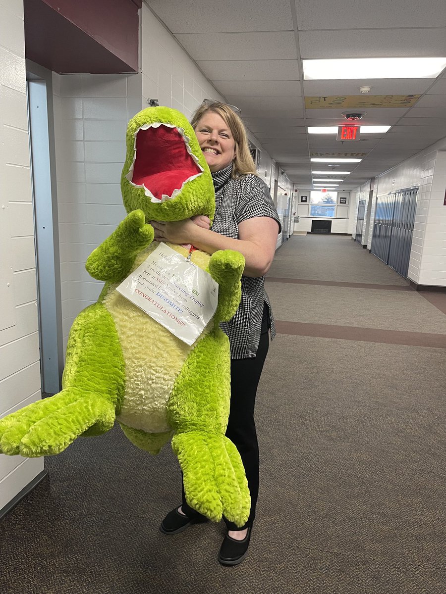 Mrs. Scheer is DINOMITE! She embraces positivity and spreads excellence wherever she goes. Thanks for making SMS is the BEST!