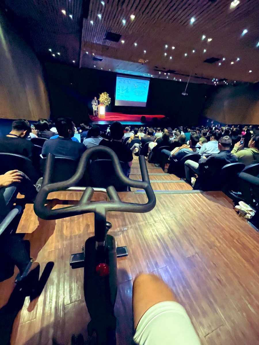 Carlos Henríquez-Olguin (@musclebiology) on Twitter photo International Conference in Exercise Physiology and Nutrition in Santiago. Presentations are powered by bikes in the room, so everyone is responsible for keeping the conference going 🚴 😃great lineup <a href="/gibalam/">Martin Gibala</a> <a href="/marc_francaux/">Marc Francaux</a> @JohnAHawley <a href="/inigomujika/">Iñigo Mujika</a> <a href="/ShonaHalson/">Shona Halson</a> among others 💪 International Conference in Exercise Physiology and Nutrition in Santiago. Presentations are powered by bikes in the room, so everyone is responsible for keeping the conference going 🚴 😃great lineup <a href="/gibalam/">Martin Gibala</a> <a href="/marc_francaux/">Marc Francaux</a> @JohnAHawley <a href="/inigomujika/">Iñigo Mujika</a> <a href="/ShonaHalson/">Shona Halson</a> among others 💪