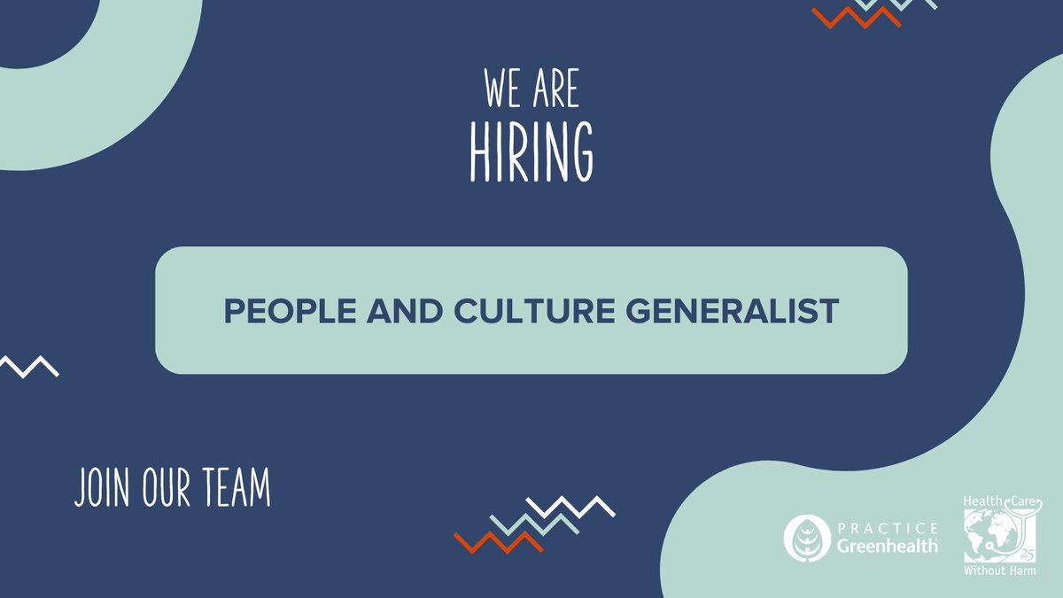 Join our team – Health Care Without Harm @pracgreenhealth are now seeking talented candidates for our fully remote People & Culture Generalist position. 🔗 Read the full job description and apply ➡️ recruiting.paylocity.com/Recruiting/Job…