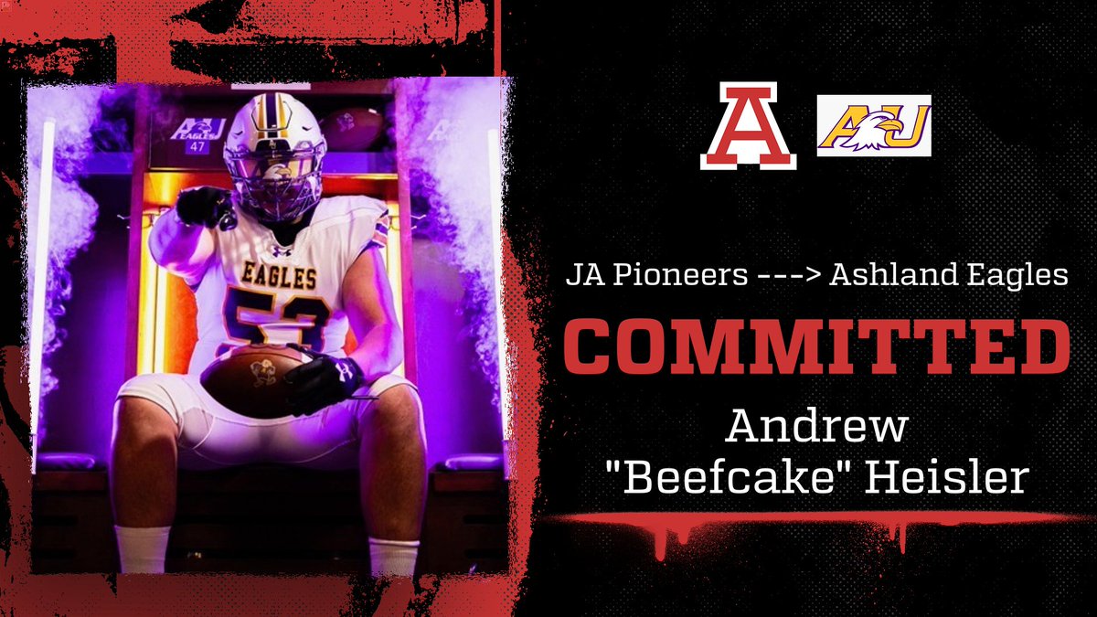 Jonathan Alder Football (@alder_football) on Twitter photo Big pick up for <a href="/AshlandFB/">Ashland Football</a>! This kid is a dominate force in the trenches! Congrats to <a href="/AndrewHeisler68/">Andrew Heisler</a> on his commitment. #WeOverMe <a href="/AlderAthletics/">Jonathan Alder Athletics</a> <a href="/AlderHS/">Jonathan Alder HS</a> <a href="/AlderSchools/">Jonathan Alder Local School District</a> <a href="/JAHSathboosters/">JA Athletic Boosters</a> Big pick up for <a href="/AshlandFB/">Ashland Football</a>! This kid is a dominate force in the trenches! Congrats to <a href="/AndrewHeisler68/">Andrew Heisler</a> on his commitment. #WeOverMe <a href="/AlderAthletics/">Jonathan Alder Athletics</a> <a href="/AlderHS/">Jonathan Alder HS</a> <a href="/AlderSchools/">Jonathan Alder Local School District</a> <a href="/JAHSathboosters/">JA Athletic Boosters</a>