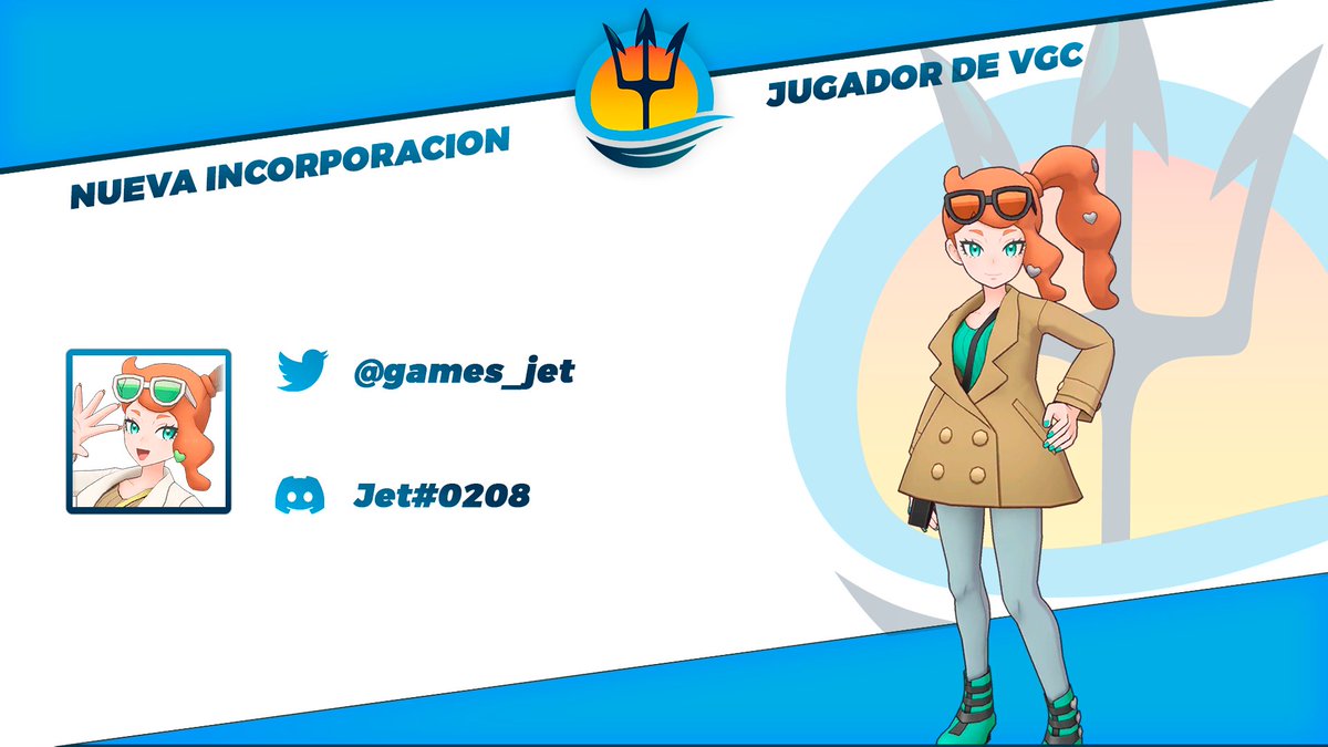MelqartEsports's tweet image. ✍️🏻NUEVA INCORPORACIÓN | #PokémonVGC

 👤@games_jet

Nacionalidad 🇪🇸
🏆 Top 8 MSS Valencia 2018
🏆 Top 4 MSS Japan Weekend Valencia 2019
🏆 Top 4 MSS Valencia 2023
🏆 Top 16 MSS Torrent

¡Bienvenido a la familia! 

#DareToSail