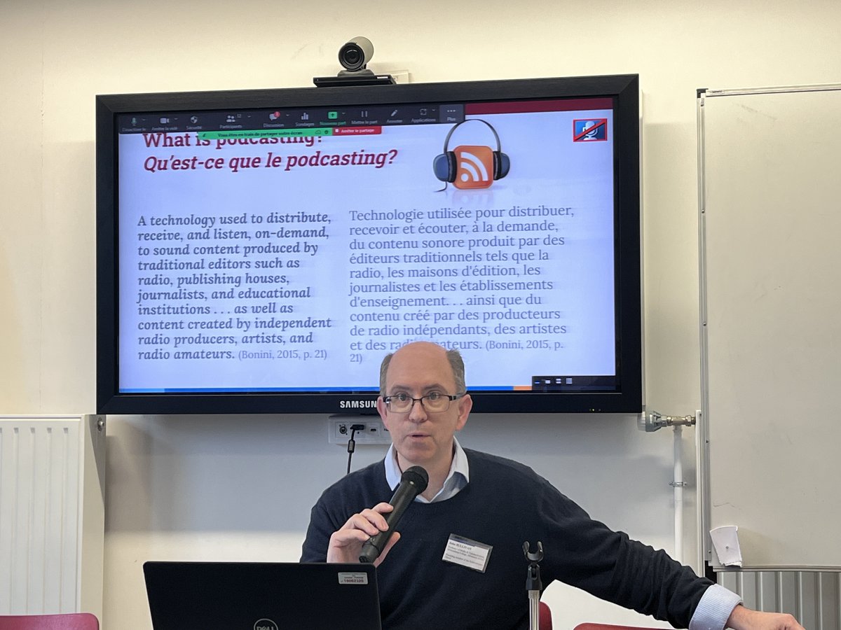 The final keynote of @Carism_IFP native podcast event with <a href="/jsullivan47/">John Sullivan</a> exploring the challenges of the platform age in podcasting