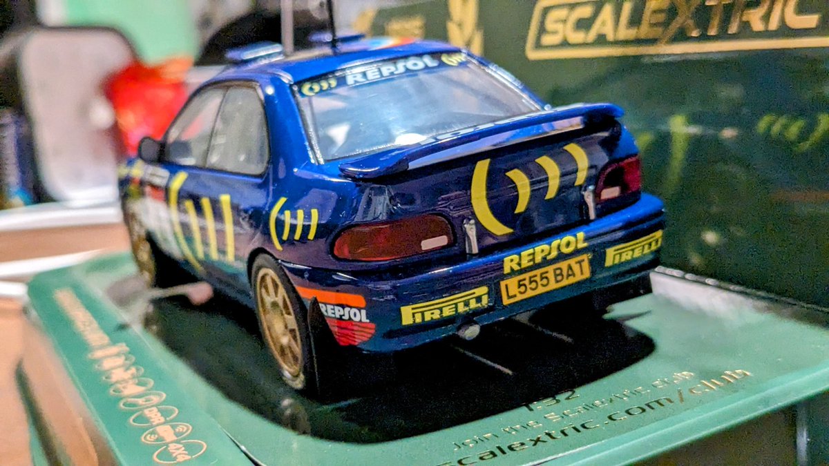 horich555's tweet photo. SCALEXTRIC スロットカー
Subaru Impreza WRX
Colin McRae 1995 World Champion Edition https://t.co/6ecekCA8bd