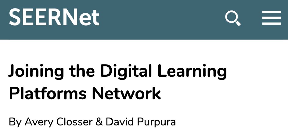 Avery Harrison Closser (@averyhclosser) on Twitter photo We're so excited to join the IES-funded <a href="/SEERNet_org/">SEERNet</a> that <a href="/davidjpurpura/">David Purpura</a> and I wrote a blog series on it!
Shoutout to our team: <a href="/orearconnor/">Connor O'Rear</a>, Tamisha Thompson, <a href="/mwalibali/">Martha W. Alibali</a> @erin_ottmar @CandaceWalking1 <a href="/WalterLLeite1/">Walter L. Leite</a>
seernet.org/researchers-fr… We're so excited to join the IES-funded <a href="/SEERNet_org/">SEERNet</a> that <a href="/davidjpurpura/">David Purpura</a> and I wrote a blog series on it!
Shoutout to our team: <a href="/orearconnor/">Connor O'Rear</a>, Tamisha Thompson, <a href="/mwalibali/">Martha W. Alibali</a> @erin_ottmar @CandaceWalking1 <a href="/WalterLLeite1/">Walter L. Leite</a>
seernet.org/researchers-fr…
