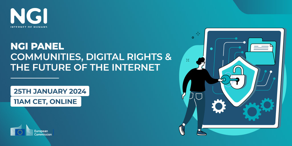 #SAVETHEDATE On January 25 the @NGIeu will host the Panel “Communities, Digital Rights and the Future of Internet”, organised by the NGI Outreach Office. Register and discover communities’ priorities and challenges in shaping the internet’s future: buff.ly/46Yuic4