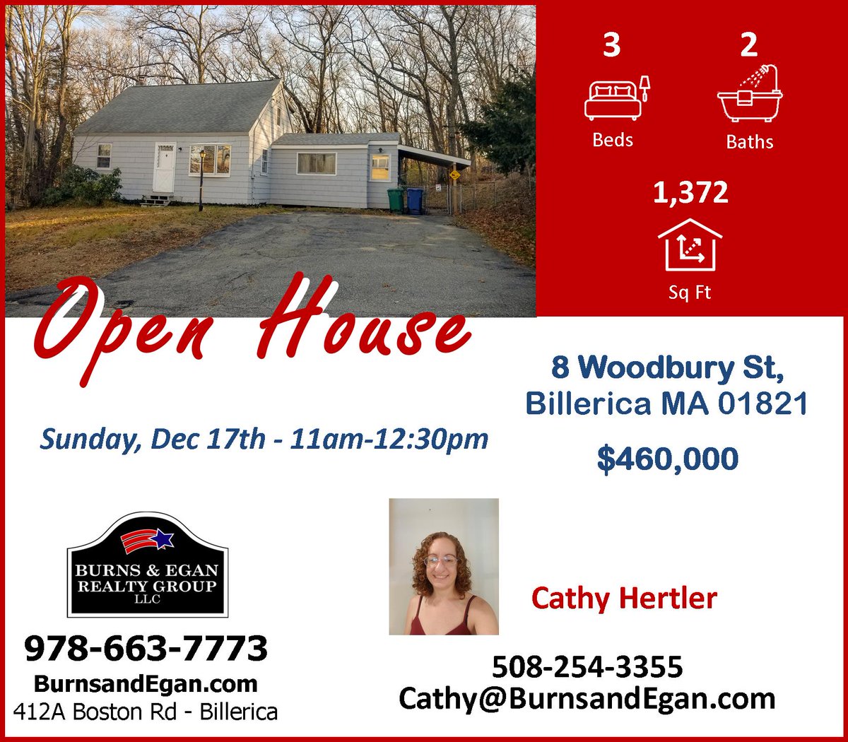 Open House SUNDAY! 

burnsandegan.com/listings/8-Woo…

#billericarealestate #billericama #billerica #realestatemarket #openhouse #billericahomes #homesforsale #homeownership #realestate #burnsandegan #dreamhome #forsale #househunting #homes