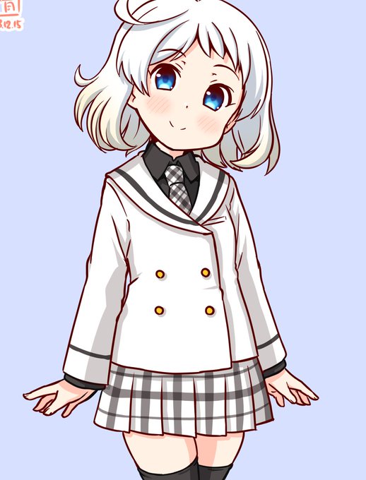 「情報? 待ってて、夏雲が持ってくるね!」

#艦これ版真剣お絵描き60分一本勝負_20231215
#夏雲 