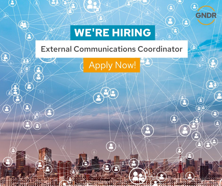 🚀Join GNDR as External Communications Coordinator! Help spotlight the work of 1,800+ global CSOs working to prevent hazards from becoming disasters. For more details and to apply: gndr.org/vacancy-extern… Closing: 8 Jan 2024