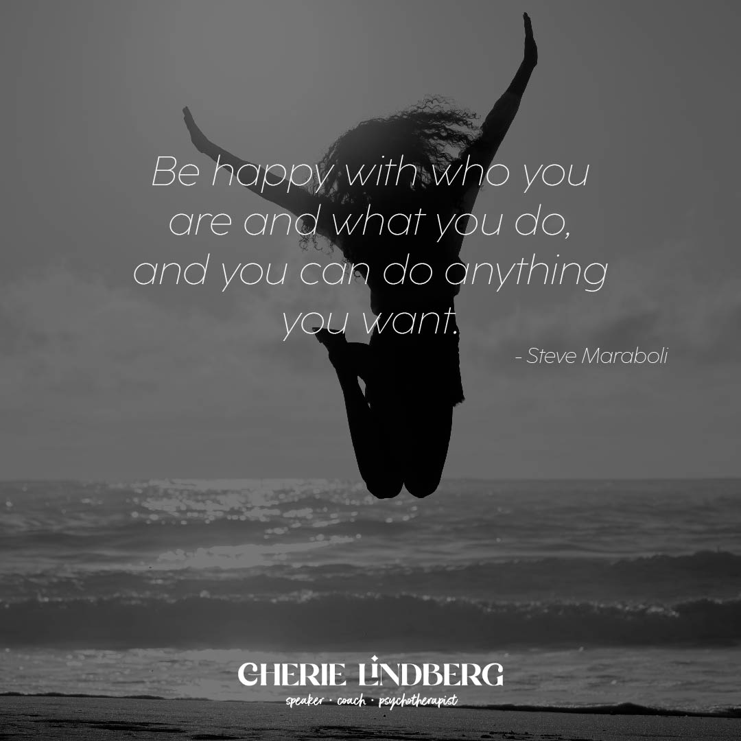 The goal is to learn to truly accept yourself. This can happen through love or appreciation. But no matter which road we choose we can be happy with the results! 😆
