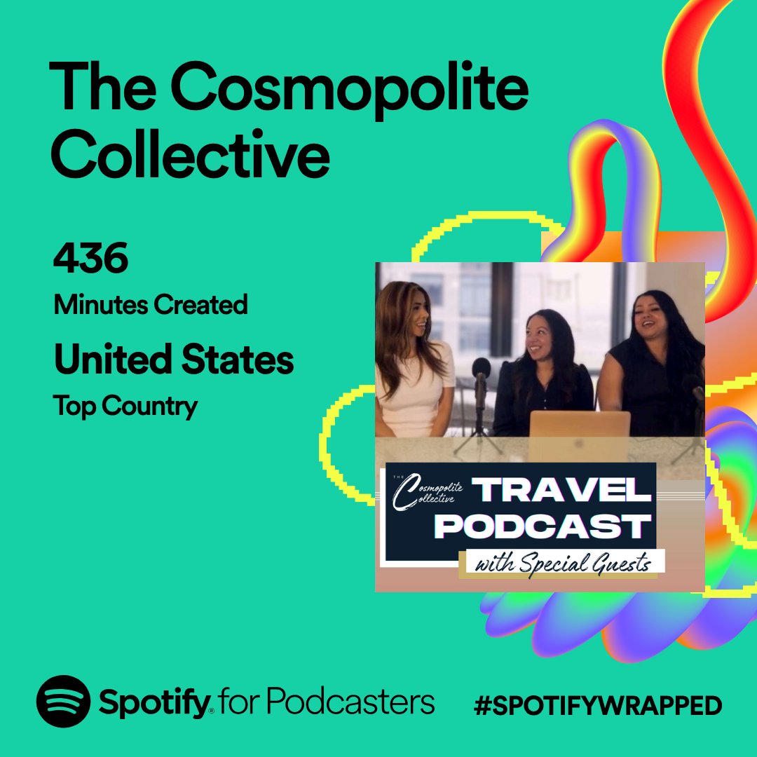 Our Podcast Wrapped results are in! 🤩 We’re so proud of the impact we’ve made this year with our podcast and we’re excited to share it with you! Let's take a look back at 2023 and see how far we’ve come. thecosmopolitecollective.com/podcast
#Podcast #2023Wrapped #Spotify #Thatsawrap