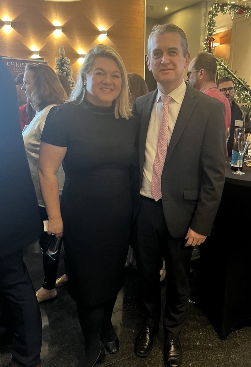 It’s the most wonderful Lunch of the Year with ⁦⁦<a href="/kyliebasnett/">Kylie Basnett</a>⁩ ⁦⁦<a href="/CorkChamber/">Cork Chamber</a>⁩ #ccxmas23