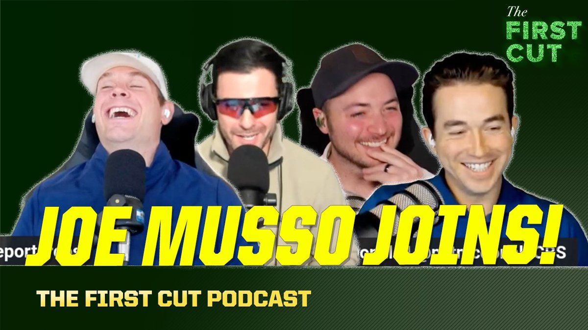 🚨New First Cut Podcast!🚨 @MooseOnAir joins the show: - the president of the Min Woo Lee fan club - Joe's journey from the football field to CBS - Grocery stores - Interviewing Romo & Trevor Immelman - much more! Listen wherever you get your pods. spoti.fi/3RmOu1y