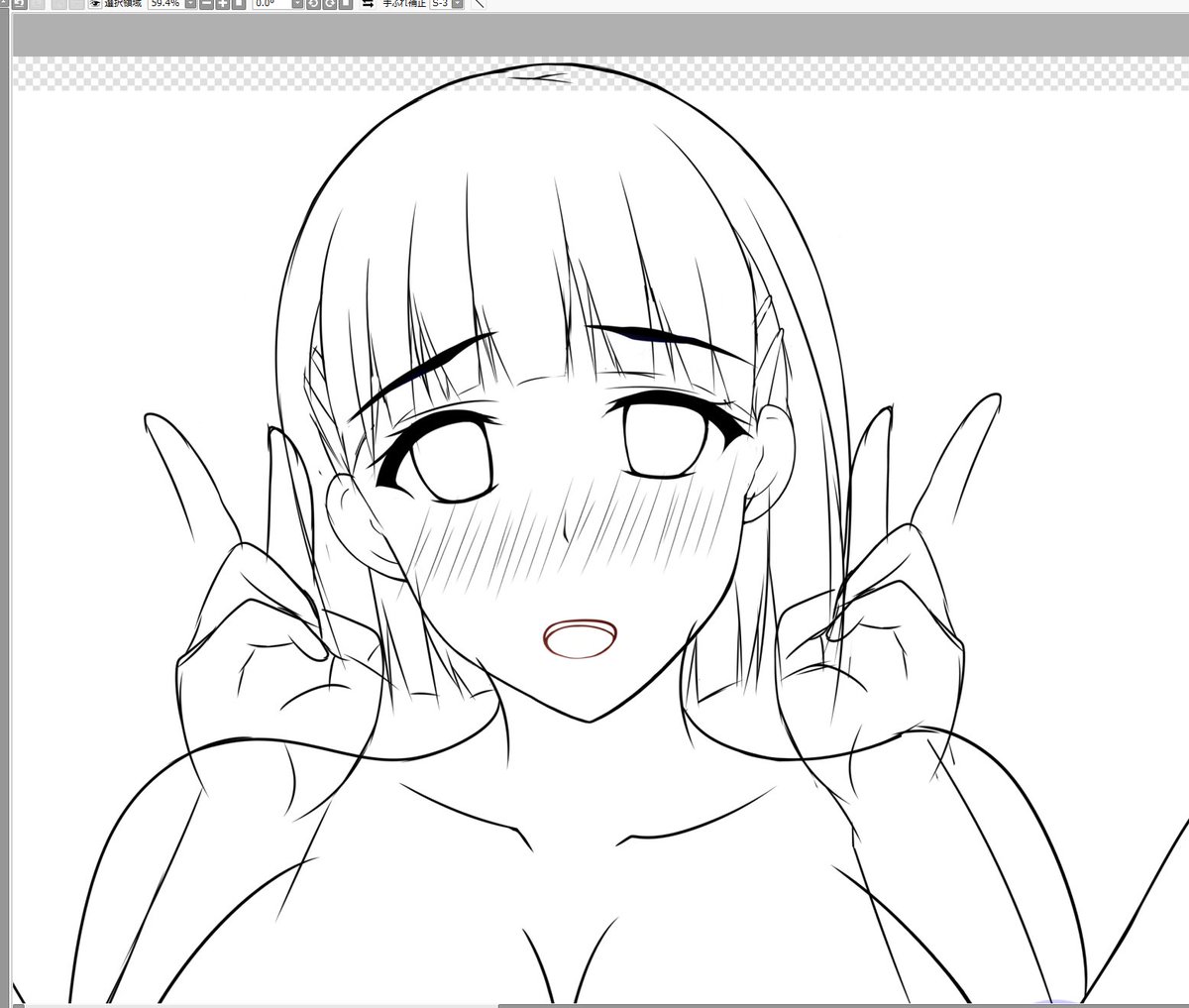 マータリと表情のカキカキしてましたよん〆(*'∀`*)b
イケないスグちゃん感は出てるけど・・・
もうちょっと困り恥な感じにしたいのよねんw 