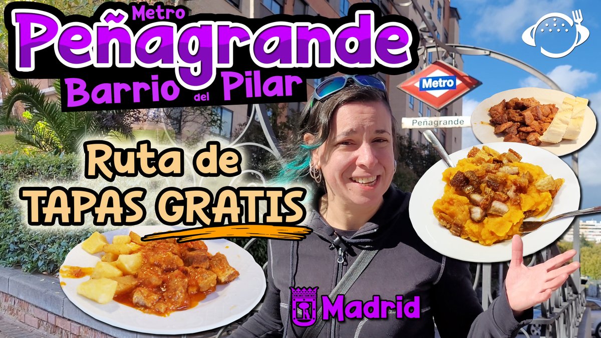 Planeta Salao llega a la parada de Metro de Peñagrande, en el madrileño Barrio del Pilar 🌳🐻 para enseñaros unos bares de tapas con <a href="/mahou_es/">Mahou</a>  que os van a encantar! 
🍻🥩🥘
Lo podéis ver en este vídeo:
youtu.be/HFTkiviK5tA?si…
Esperamos que os guste y os suscribáis
😀🍺