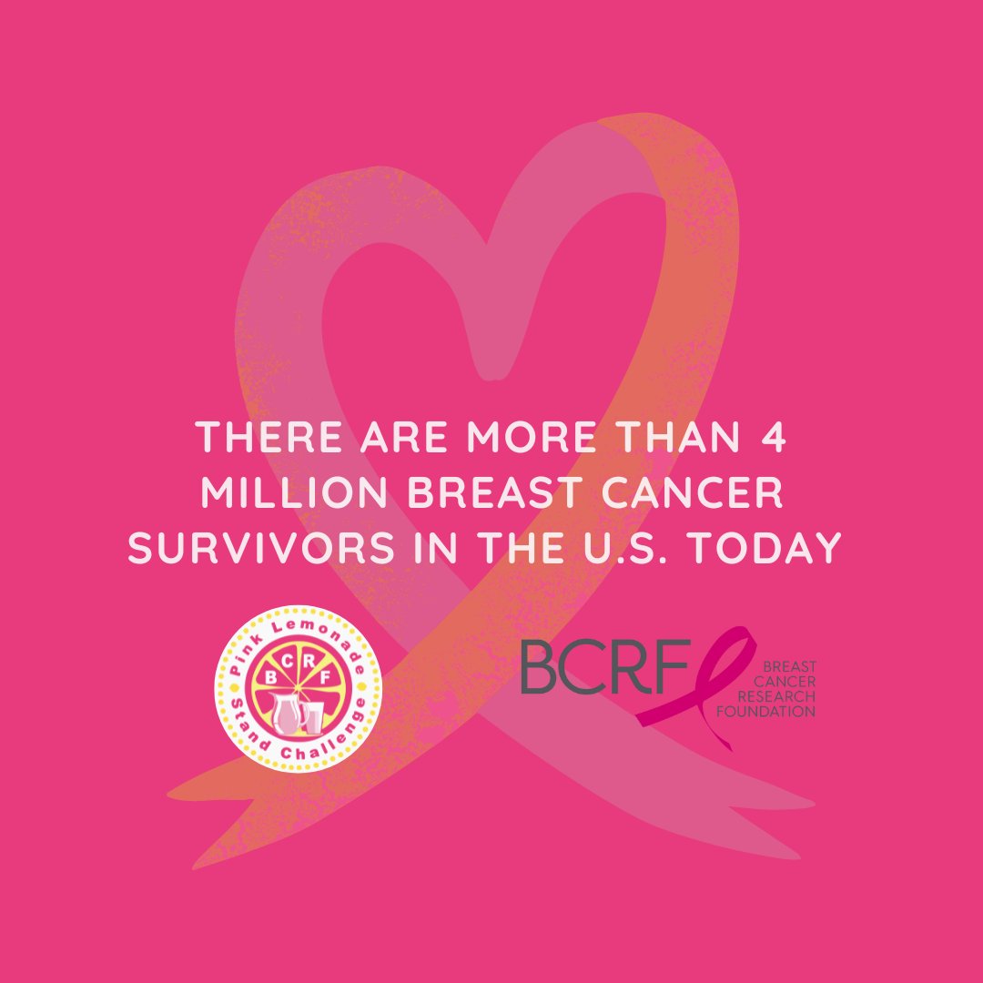 Today, there are over 4 million breast cancer survivors in the U.S., a testament to the power of research and resilience. ✨ Join the PLSC in supporting the @BCRFCure. 💗 #BreastCancerAwareness #BCRF