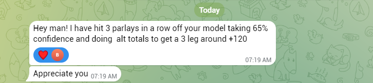 Fade_Everyone's tweet photo. π₯ 3 in a row? That's how we roll at #FadeEveryone! Our dedicated member just slammed down a triple win with parlays, all by leveraging our 65% confidence model picks. π§ π‘
π Looking for that edge? Our model's alt totals have been spinning gold, turning +120 odds into victory chants. ππΈ
π Join the winning circle! Tap into our data-driven insights and make your bets count. Your winning streak awaits!
β‘οΈ Get in on the action: https://t.co/WbKqywT9Ya
#SportsBetting #WinningParlays #BetSmart #JoinUsNow ππ