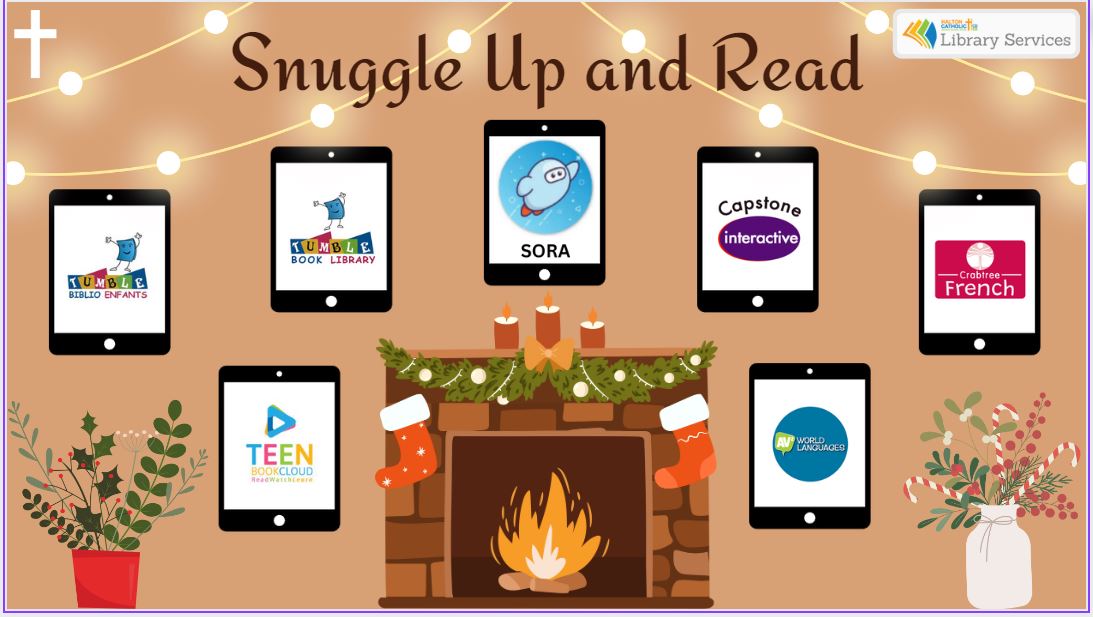 LRC_HCDSB's tweet image. Need something to read over the break? @HCDSB  Library Services has access to eBook and audiobooks for staff and students that are available 24/7! Check out our site for options and booking information! library.hcdsb.org/news