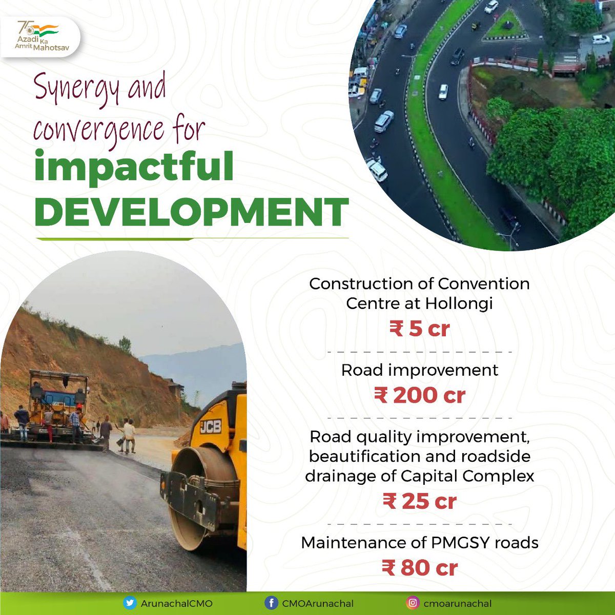 Achieving impactful development requires synergy and convergence of efforts. Unlocking the potential for the holistic progress of Arunachal Pradesh and build a future where collective action drives positive change!