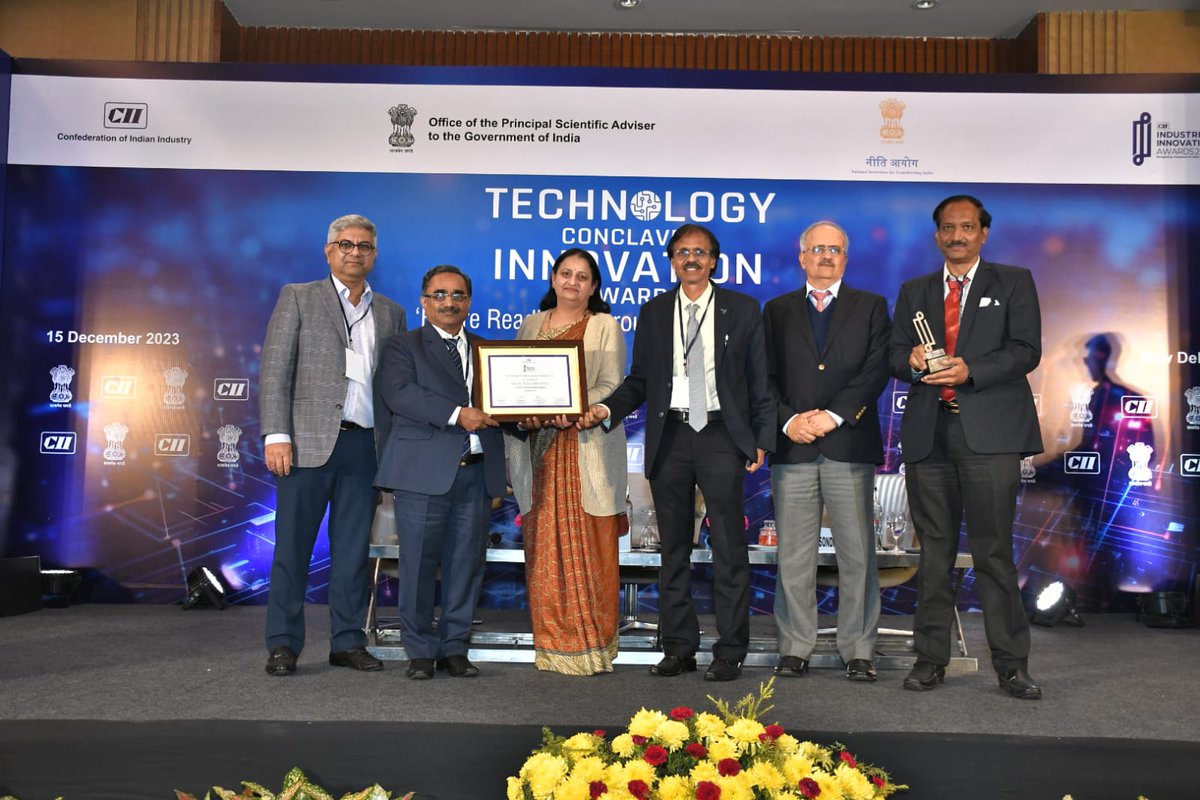 Office of Principal Scientific Adviser to the GoI (@prinsciadvoff) on Twitter photo Dr. Parvinder Maini, Scientific Secretary <a href="/PrinSciAdvOff/">Office of Principal Scientific Adviser to the GoI</a> addressed the 10th edition of CII Industrial Innovation Awards Ceremony, organized by <a href="/followCII/">Confederation of Indian Industry</a> today. In her address, Dr. Maini highlighted the role Innovation & Research play in the progress of any nation.
#innovation Dr. Parvinder Maini, Scientific Secretary <a href="/PrinSciAdvOff/">Office of Principal Scientific Adviser to the GoI</a> addressed the 10th edition of CII Industrial Innovation Awards Ceremony, organized by <a href="/followCII/">Confederation of Indian Industry</a> today. In her address, Dr. Maini highlighted the role Innovation & Research play in the progress of any nation.
#innovation