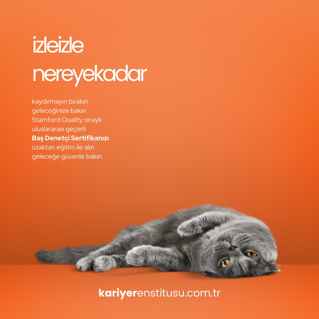 Sosyal medyada kaydırırken bir an durun ve geleceğinize bakın

Stamford Quality onaylı, uluslararası geçerli Baş Denetçi Sertifikanızı uzaktan eğitim ile alın ve kariyerinizde bir adım atın.
Şimdi kariyerenstitusu.com.tr/basvuru

#kariyerenstitüsü #başdenetçi #sertifika #uzaktaneğitim