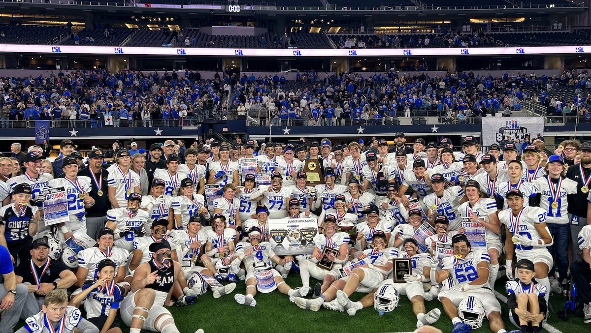 2023 3AD2 State Champions

The mountains these men climbed this season to make history is legit.  They worked for it, they earned it, and they went and got it.  The Gunter Nation thanks you especially Coach Hellman😃#Back2Back