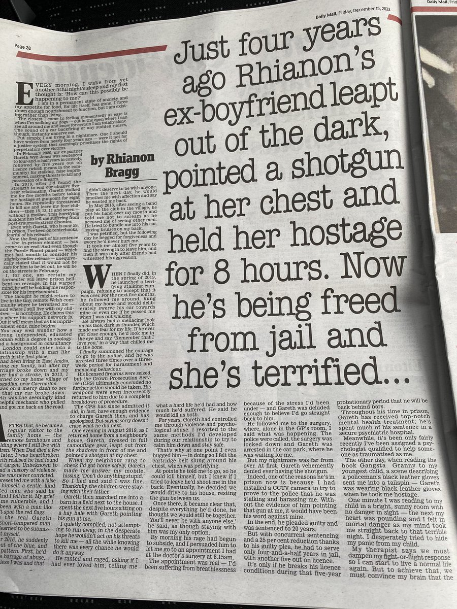 BraggRhianon's tweet image. Published in @DailyMailUK today, thank you Rachel Halliwell for interviewing me.

@CommissionerDA @LDNVictimsComm @VictimsComm @ShelaghFogarty @YvetteCooperMP @hetnanton 

dailymail.co.uk/news/article-1…
