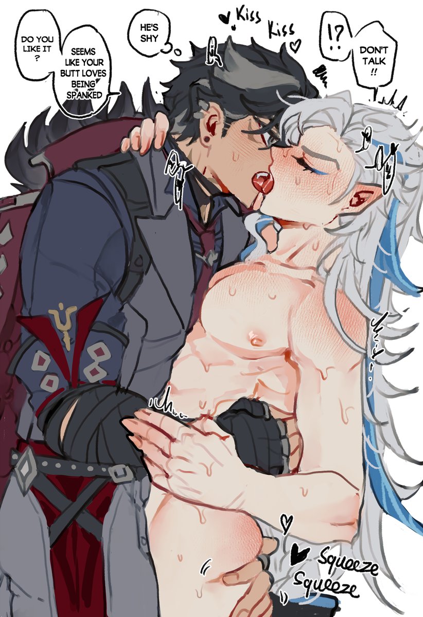 BlackMieu's tweet photo. Fully-clothed vs Exposed
#リオヌヴィ #Wriolette https://t.co/IEN5wYbks2