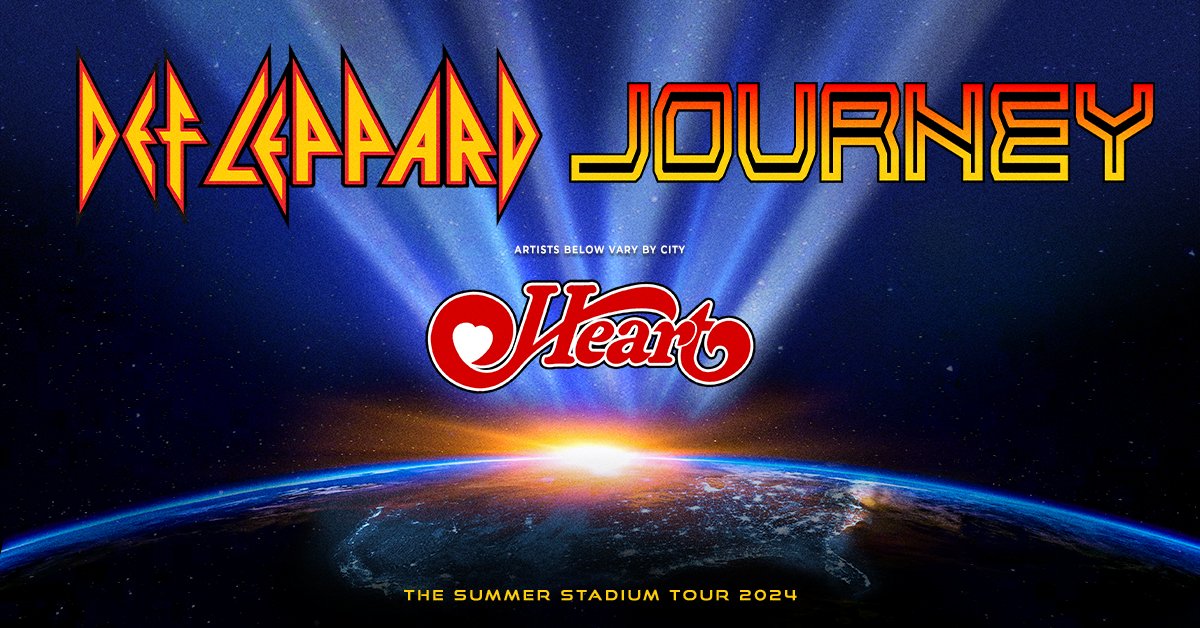 Def Leppard & Journey’s The Summer Stadium Tour 2024 is on sale now! See you soon for an unforgettable night at Fenway on Aug. 5, joined by Heart! redsox.com/defleppard