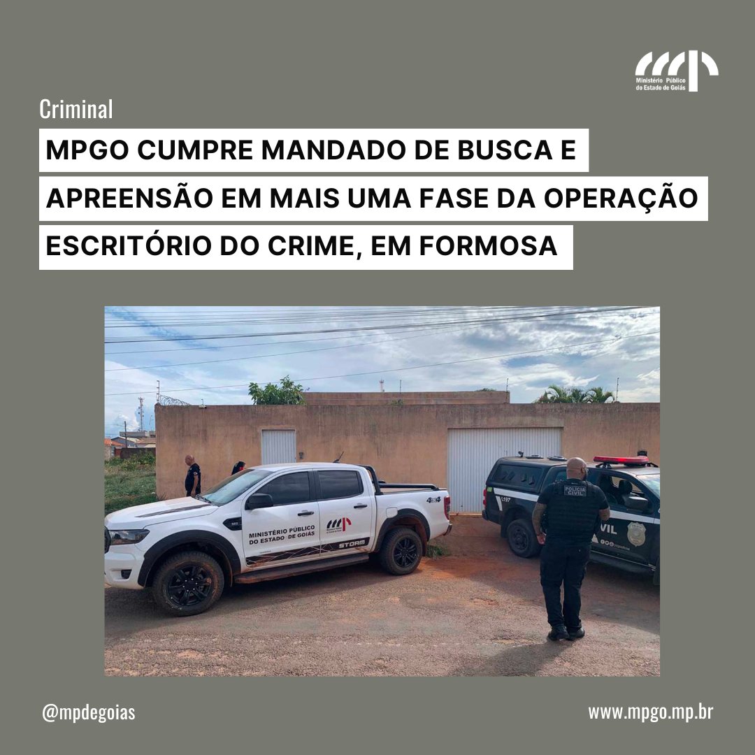 Notícias :: Página Principal :: Portal do Ministério Público do Estado de  Goiás