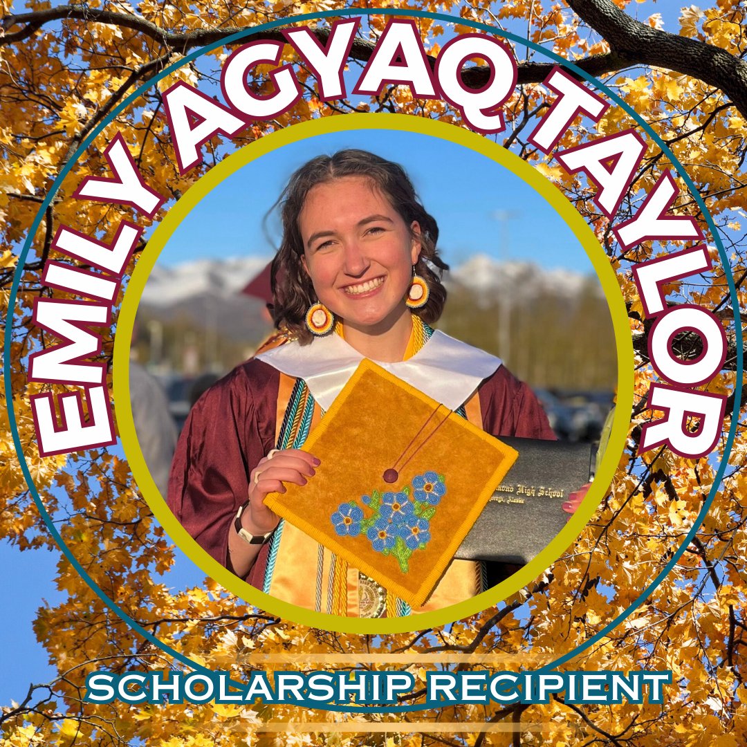 Emily Agyaq Taylor is a scholarship recipient from Anchorage with family ties to Unalakleet and Naknek. She is working towards her Bachelor's Degree in Bioengineering from Stanford University. Check out her profile on our website: calebscholars.org/scholars/emily…